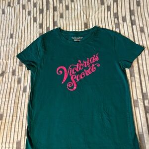 Victoria's Secret Teal Tee with Logo